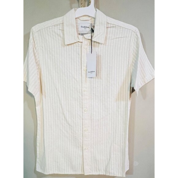 Goodfellow & Co Other - Goodfellow & Co Men's Standard Fit Short Sleeve Button-Down Shirt Oyster Small